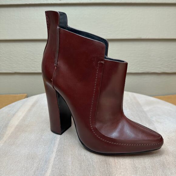 Alexander Wang Kim Oxblood Womens Boots Size 38.5 EU Burgundy Boot RARE - Picture 6 of 16